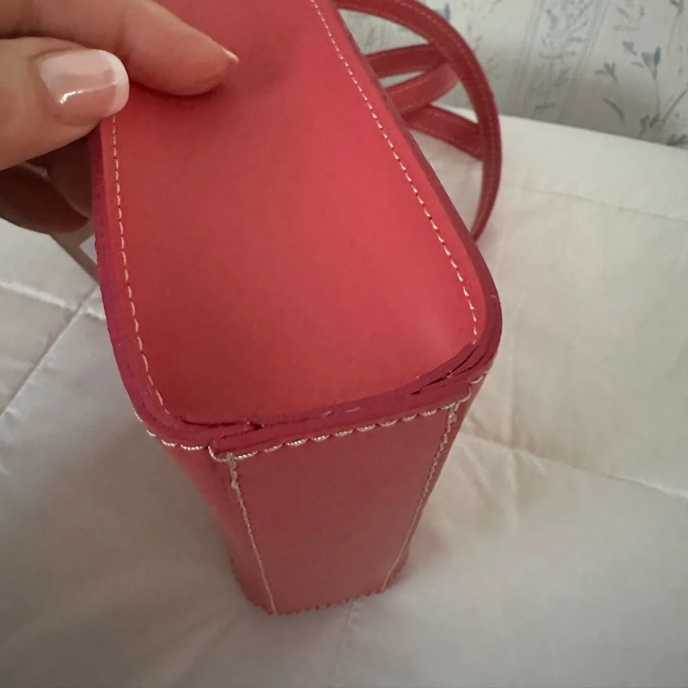 Anna Paola Pink Leather Mini Crossbody - Picture 7 of 11